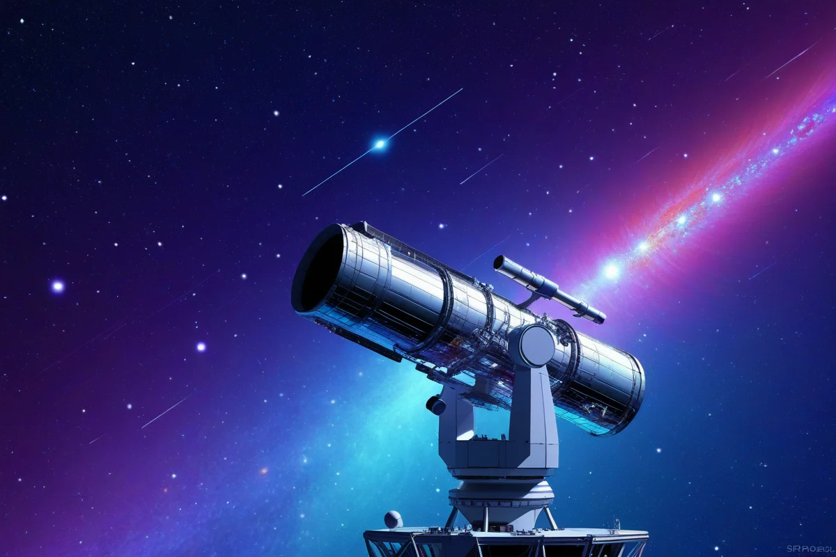 SPHEREx 망원경이 성간 혜성 3I/ATLAS를 적외선으로 관측하는 모습